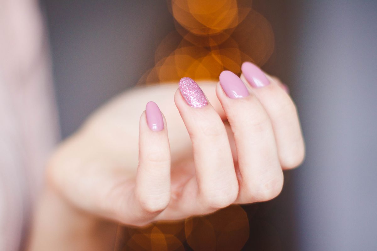 Manicure finish by London Heights Hair & Nail Salon